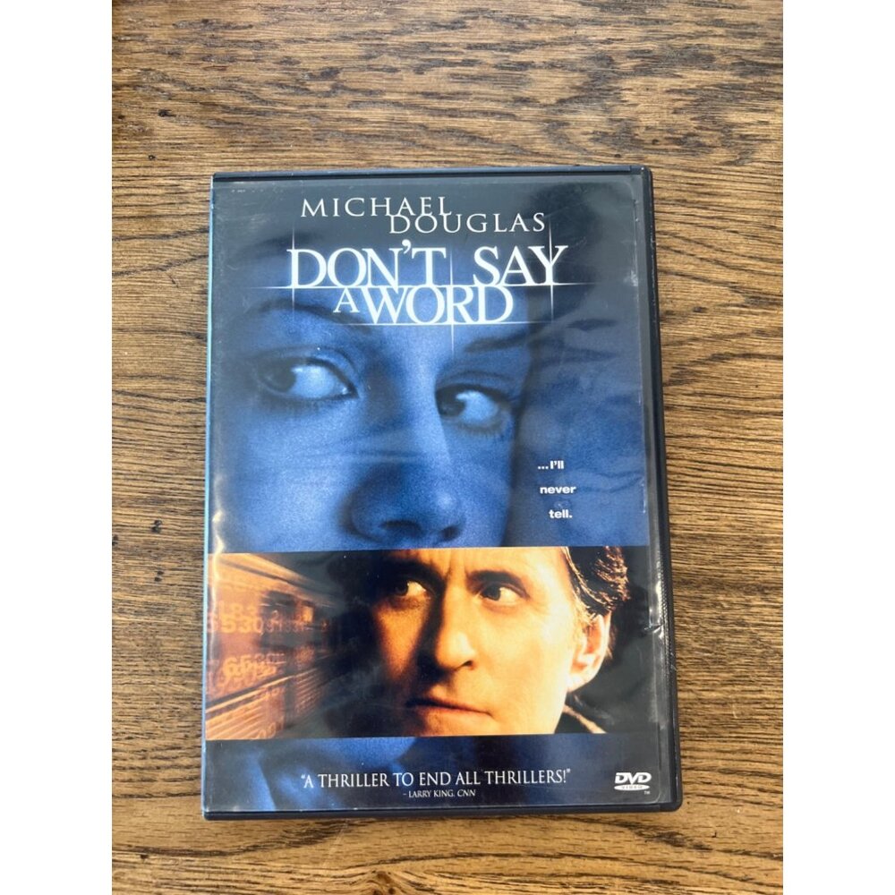Don't Say A Word 2001 DVD Thriller Michael Douglas Brittany Murphy Pre-Owned